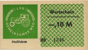 L.053.1 LPG Haßleben "Gemeinsamer Weg"  0,10 Mark (1) 