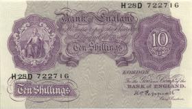 Großbritannien / Great Britain P.366a 10 Shillings (1940-48) (1) 