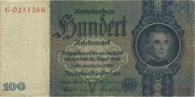 R.176a: 100 Reichsmark 1935 Liebig V/G (3) 