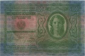 Österreich / Austria P.012 100 Kronen 1912 (1/1-) 