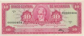 Nicaragua P.117 10 Cordobas 1968 00000404 (1) 