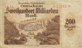 PS1275 Reichsbahn Karlsruhe 200 Milliarden Mark 1923 (4) 
