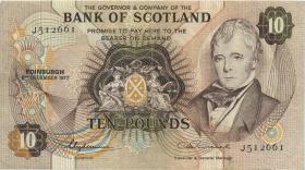 Schottland / Scotland P.113a 10 Pounds 1977 (3) 