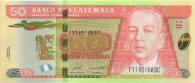 Guatemala P.125d 50 Quetzales 2020 (1) 