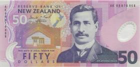 Neuseeland / New Zealand P.188a 50 Dollars (1999) Polymer (1) AK 