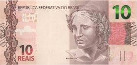 Brasilien / Brazil P.254e 10 Reais 2010 (2023) (1) 