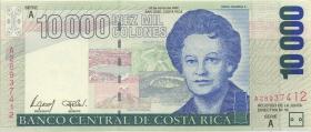 Costa Rica P.267b 10.000 Colones 2002 (1) 