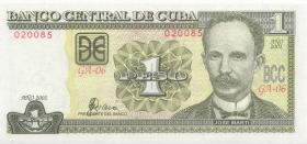 Kuba / Cuba P.121a 1 Peso 2001 (1) 