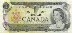 Canada P.085b 1 Dollar 1973 (1) 