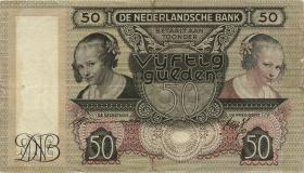 Niederlande / Netherlands P.058 50 Gulden 1941 (3) 
