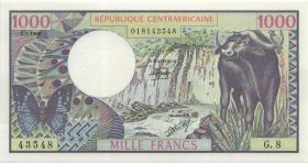 Zentralafrikanische Republik / Central African Republic P.010 1000 Fr. 1.1.1980 (1) 