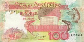 Seychellen / Seychelles P.35 100 Rupien (1989) Serie A (3+) 