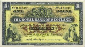 Schottland / Scotland P.324b 1 Pound 1958 (1) 