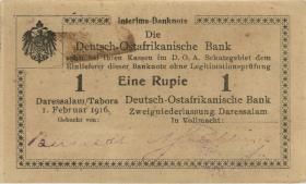 R.928q: Deutsch-Ostafrika 1 Rupie 1916 W2 (1) 
