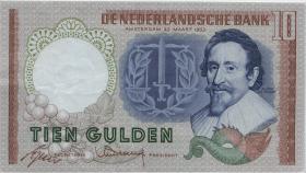 Niederlande / Netherlands P.085 10 Gulden 1953 (3+) 
