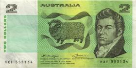Australien / Australia P.43b3 2 Dollars (1976) (3) 