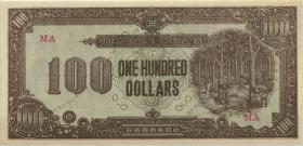 Malaya-Jap.Besetzung P.M 09 100 Dollars (1945) (1) 
