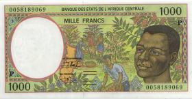 Zentral-Afrikanische-Staaten / Central African States P.602Pg 1000 Fr. 2000 (1) 