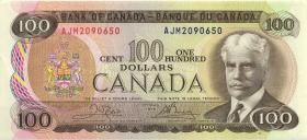 Canada P.091b 100 Dollars 1975 (2) 