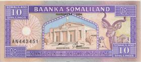 Somaliland P.02b 10 Shillings 1996 (1) 