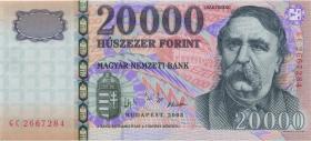 Ungarn / Hungary P.193b 20000 Forint 2005 (1) 