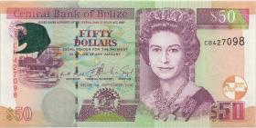 Belize P.64b 50 Dollars 2000 (1) 