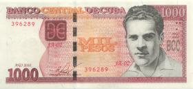 Kuba / Cuba P.132a 1000 Pesos 2010 (1) 