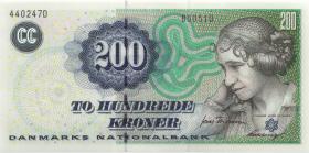 Dänemark / Denmark P.62d 200 Kronen 2005 (1) U.1 