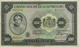 Luxemburg / Luxembourg P.39 100 Francs (1934) (3) Serie B 