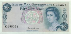 Insel Man / Isle of Man P.28c 50 New Pence (1979) C (1) 