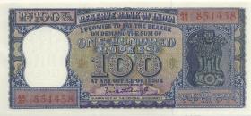 Indien / India P.062a 100 Rupien (ca. 1962-67) (1) 
