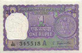 Indien / India P.077b 1 Rupie 1967  (2) 