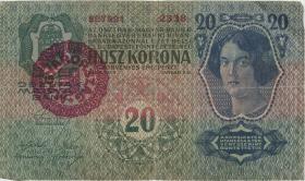 Ungarn / Hungary P.020 20 Kronen 1920 (3) 