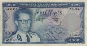 Belgisch-Kongo / Belgian Congo P.35 1000 Francs 15.9.1958 (3) 