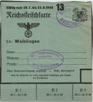 Reichsfleischkarte 1940 (2) 