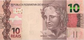 Brasilien / Brazil P.254d 10 Reais 2010 (2019) (1) 