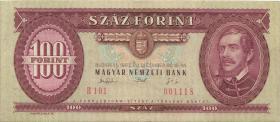Ungarn / Hungary P.174b 100 Forint 1993 (2) 