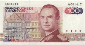 Luxemburg / Luxembourg P.57a1 100 Francs 1980 (1) 
