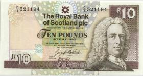 Schottland / Scotland P.353a 10 Pounds 1993 (1) 