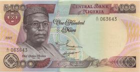 Nigeria P.28c 100 Naira 2001 (1) 
