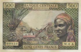 Äquat.-Afrikan.-Staaten P.04e 500 Francs (1963) (1/1-) 