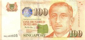 Singapur / Singapore P.42 100 Dollars (1999) (2) 
