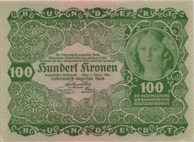 Österreich / Austria P.077 100 Kronen 1922 (1) 