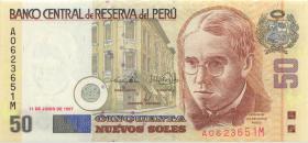 Peru P.168 50 Neue Sols 1997 (1) 