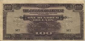 Malaya-Jap.Besetzung P.M 08c 100 Dollars(1944) (3) 