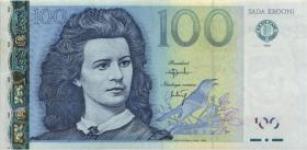 Estland / Estonia P.82a 100 Kronen 1999 (2) 