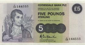 Schottland / Scotland P.212b 5 Pounds Sterling 1983 (2) 