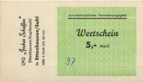 L.027.4 LPG Ettenhausen/Kupfersuhl "Frohes Schaffen" 5 Mark (1) 
