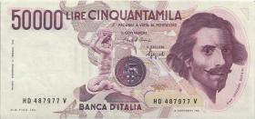Italien / Italy P.113b 50000 Lire 1984 (3+) 