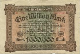 R.085b: 1 Million Mark 1923 YZ (4) 